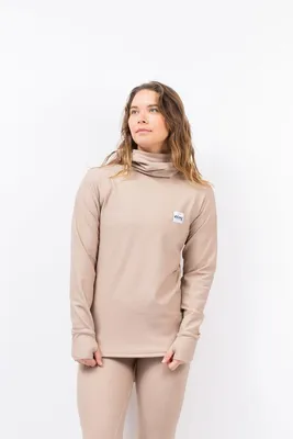 Produktbild von EIVY Women Funktionslongsleeve Icecold Gaiter Rib sand M