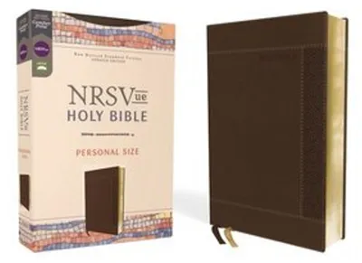 Zdjęcie produktu dla Nrsvue, Holy Bible, Personal Size, Leathersoft, Brown, Comfort Print