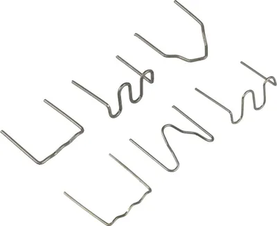 Obrázok produktu pre 1000pcs Tungsten Steel Car Bumpers Plastics Welding Machine Welding Wire Plastics Welders Studs Appearance Repairing Machine Mending Repairing Standard Pre Cut Waves Staple
