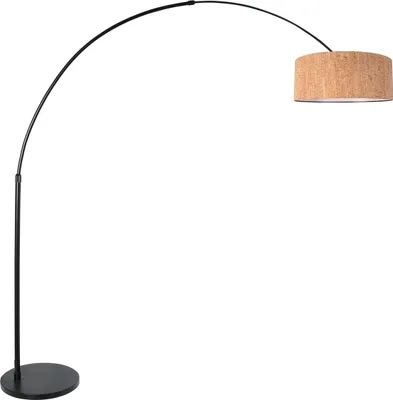 Immagine prodotto di Steinhauer - lampada da terra - Sparkled Light - nero - metallo tessile - lampada ad arco - E27 - 4342ZW