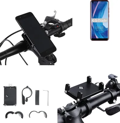 Produktbild von K-S-Trade Handyhalterung für das Fahrrad kompatibel mit Ulefone Note 11P Halter Lenkstange Fahrradhalterung Motorrad Bike Mount Befestigung