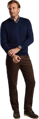 Produktbild von Peter Millar Autumn Crest Merino V-neck Pullover Mit V-ausschnitt Braun XL Frau Braun XL