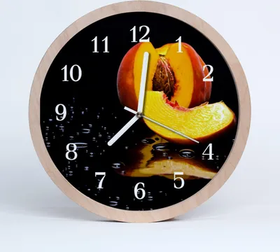 Produktbild von Holzuhr 20fi cm wanduhr - Pfirsich Küche