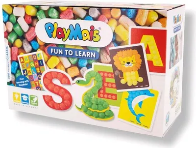 Image de PlayMais® FUN TO LEARN ABC / lettres plus de 550 pièces 14 cartes