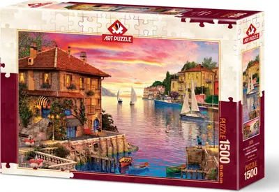 Immagine prodotto di ART PUZZLE Puzzle del porto mediterraneo 1500 pezzi