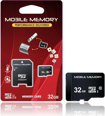 Produktbild von 32 GB microSD Mobile Memory Speicherkarte Smartphone Handy Digitalkamera Überwachungskamera Tablet