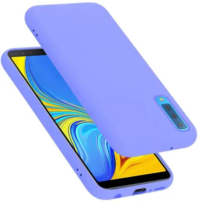 Produktbild von Cadorabo Schutzhülle für Samsung Galaxy A7 2018 Hülle in Lila Handyhülle Case Cover TPU Etui