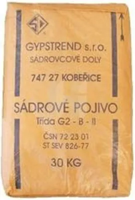 Obrázok produktu pre stavebniny Stavební sádra šeda 30 kg