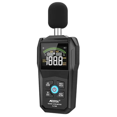 Obrázek produktu pro Mestek SL720B SMART digitální hlukoměr s barevným LCD displejem, mobilní aplikace