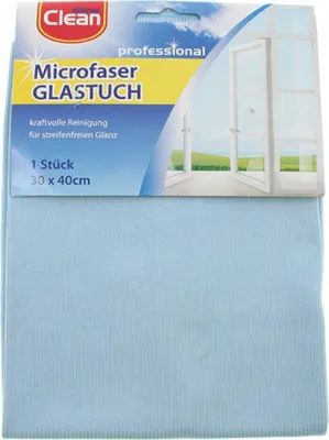 Produktbild von CLEAN Microfaser Glastuch 30x40cm, 280g/m²