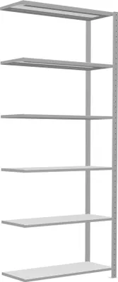 Produktbild von Stecksystem Anbauregal - 2500x1000x400 mm, Typ 250 kg