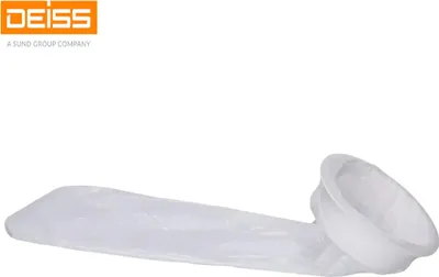 Immagine prodotto di Sacchetto di raccolta/spazzatura Deiss bianco 165 x 415 mm 50 pezzi