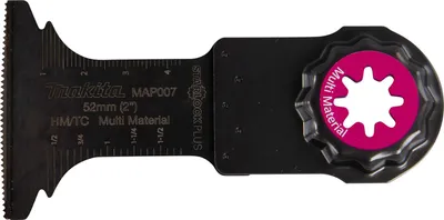 Obrázek produktu pro Makita Eintauchsägeblatt, 52 mm Starlock Plus - 20 TPI - HM - MAP007 - Multi Material