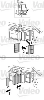 Produktbild von VALEO 716039 Innenraumfilter Pollenfilter für SCANIA P,G,R,T - series