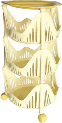 Immagine prodotto di BAMA Scaffale mobile CUCINOTTO, giallo