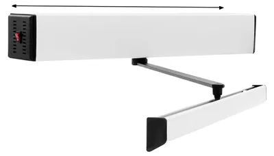 Produktbild von Automatischer Türöffner, Fernbedienung, 99° Öffnungswinkel, Silber