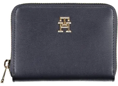Produktbild von Elegante blaue Damen Geldbörse mit Reißverschluss & Fächern