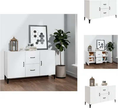 Obrázok produktu pre vidaXL Príborník biely 100x36x60 cm materiál na báze dreva - Príborníky