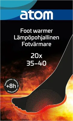 Produktbild von Atom Thermal Einlegesohle Größe 35-40 20 Stk.