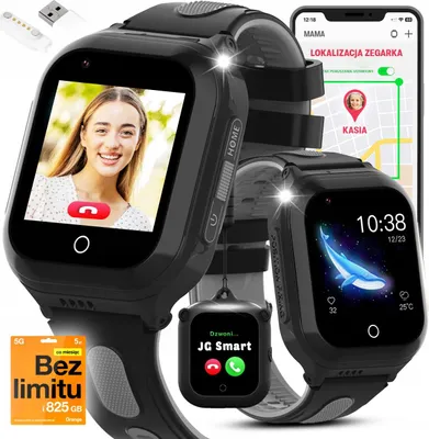 Zdjęcie produktu dla Smartwatch dla Dzieci Zegarek PL GPS Rozmowy Nauka Gry Aparat Wideo Prezent