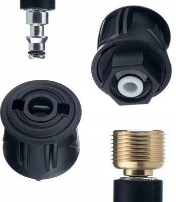 Produktbild von Rosfix M22 Adapter – Adapter für Lavor-Schläuche | M22x1,5 Gewinde, 14 mm Stift | 160 bar, 60°C | Kompatibel mit Lavor Hochdruckreinigern