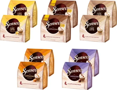 Produktbild von SENSEO Pads Creamy Collection Milk Range Vielfaltspaket 5 Sorten 80 Getränke
