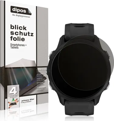 Produktbild von Blickschutzfolie für Garmin Forerunner 955 matt Schutzfolie Folie Display Schutz dipos