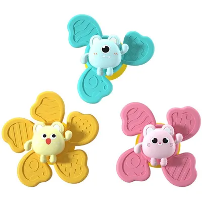 Productafbeelding van Minicee Baby Windmolentje met zuignap – Sensori speelgoed voor baby's van 6 tot 18 maanden