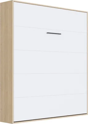 Produktbild von Schrankbett SMARTBett  M1(40 cm Tiefe) 140x200 Vertikal Weiss/Kaiser Eiche