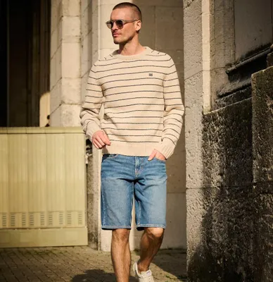 Produktbild von Rick Bermuda H624 dark blue authentic wash Größe 32