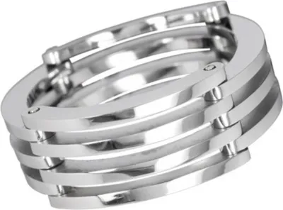 Produktbild von Herren Ring Edelstahl Kettenring beweglich 58 (18.4 mm Ø)
