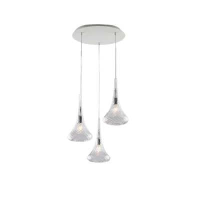 Obrázek produktu pro Moderní lustr Nemesi Transparent 3 světla E27