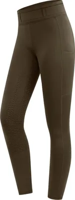 Produktbild von E.L.T Reitleggings Full-Grip Damen Ella Glam Reithose Grünbraun 40