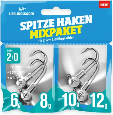 Zdjęcie produktu dla Ulubiony haczyk punktowy 2/0 Mixpack Jigheads