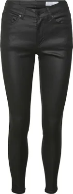 Image de Vero Moda VMFLASH MR Pantalon skinny enduit NOOS Noir L/34