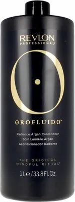 Produktbild von Revlon Orofluido Radiance Argan, Frauen, Professionelle Haarspülung, Alle Haare, Alle Farben, Entwirren, Feuchtigkeitsspendend, Reparatur, Glanz, Glättend, Weichmachend, 1000 ml