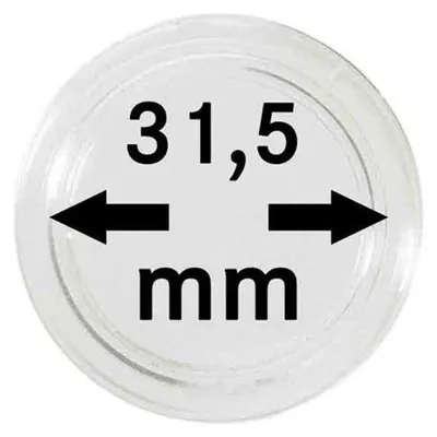 Produktbild von Lindner 2250315P Münzkapseln 31,5 mm-10er Pack