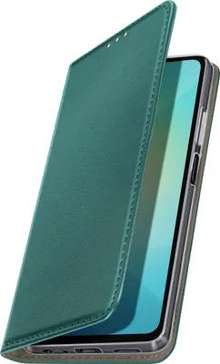 Produktbild von Avizar, Wallet Cover für Samsung Galaxy A06, Kartenfach und Ständer, Dunkelgrün