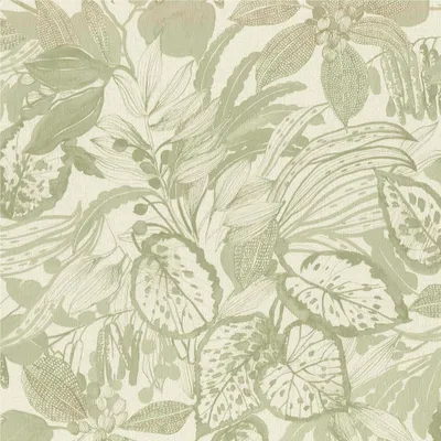 Produktbild von Vliestapete 554922 Blätter und Pflanzen Botanical Grün Liverna Rasch