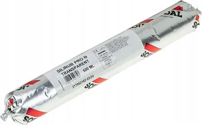 Produktbild von Farbloses Silikon SOUDAL SILIRUB PRO N 600ml