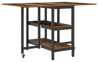 Immagine prodotto di vidaXL Tavolo da pranzo 122 x 80 x 76,5 cm in legno ricicolato, rettangolare
