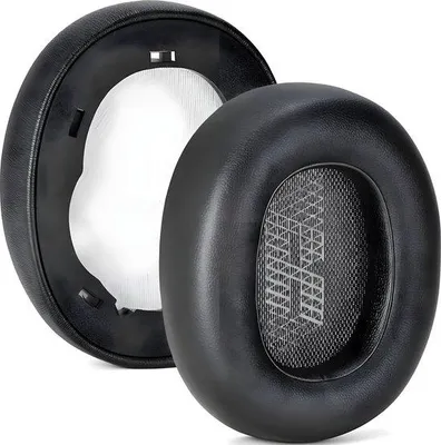 Immagine prodotto di Cuscinetti auricolari compatibili con JBL E65, E65BTNC, DUET NC, LIVE650 BTNC e LIVE660 BTNC - Cuscinetti auricolari di ricambio - Cuffie - Nero
