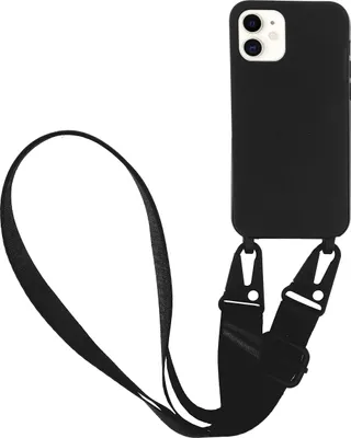 Produktbild von Handykette für Apple iPhone 11 - Handyhülle mit Schnur Cover in Schwarz