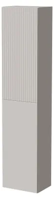 Produktbild von Dmora Vitrine Longano 39,9x29,8x180h cm Beige, 4 Einlegeböden 5 Fächer