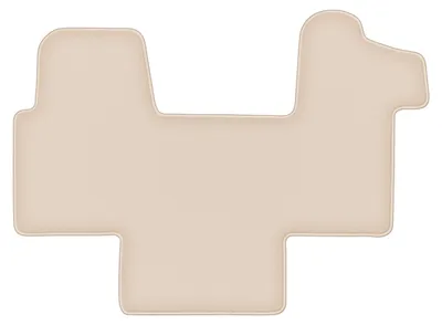 Produktbild von DURBAN Beige Velours-Fußmatten-Set für Renault Master II Transporter (2010-)