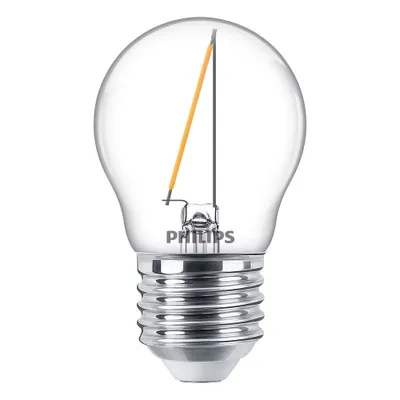 Productafbeelding van Philips LED Filament Leuchtmittel Tropfen 1,4W = 15W E27 klar 136lm warmweiß 2700K