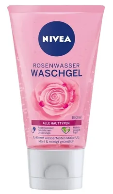 Zdjęcie produktu dla Nivea, Zel myjacy z rozana woda, 150 ml (PRODUKT Z NIEMIEC)