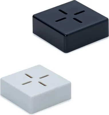 Produktbild von Endkappe Basic schwarz | 40 x 40 mm