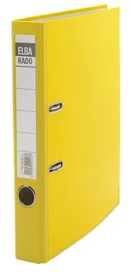 Image de Classeur ELBA rado brillant, largeur dos : 50 mm, jaune