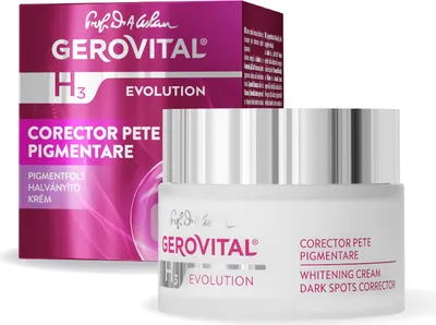 Produktbild von Gerovital Aufhellende Creme zur Korrektur dunkler Flecken 50 ML für Frauen
